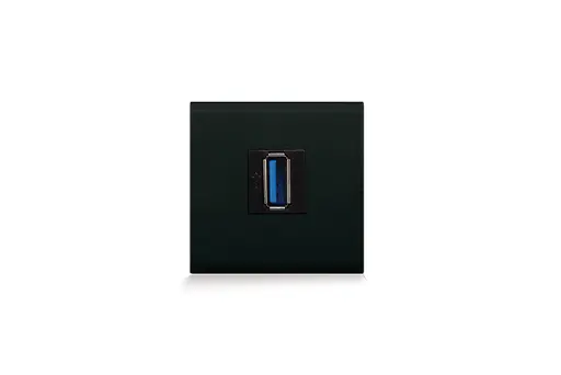 PRISE USB 10A CARREE NERA 43