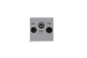 PRISE COMBINEE TV/SAT/FM 2 MODULES SYLVIA 43