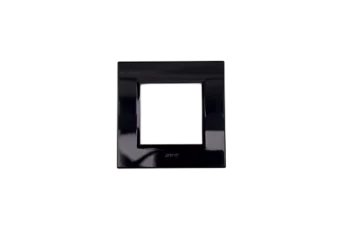 PLAQUE BELLA 43 CARREE NOIRE 2 MODULES