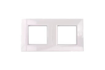 PLAQUE BELLA 43 CARREE BLANC 2+2 MODULES