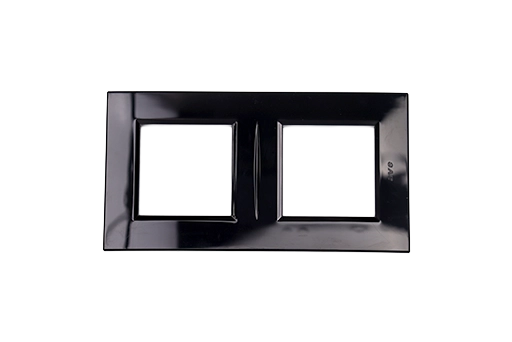 PLAQUE BELLA 43 CARREE NOIRE 2+2 MODULES