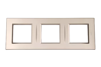 PLAQUE BELLA 43 CARREE CHAMPAGNE 2+2+2 MODULES