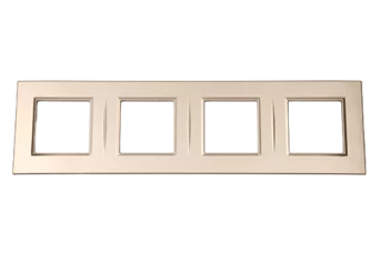 PLAQUE BELLA 43 CARREE CHAMPAGNE 2+2+2+2 MODULES