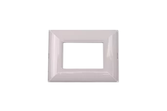 PLAQUE LUMINA 43 RECTANGULAIRE BLANC 2D 3 MODULES