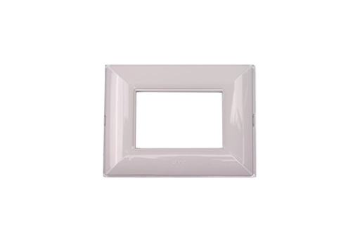 PLAQUE LUMINA 43 RECTANGULAIRE BLANC 2D 3 MODULES