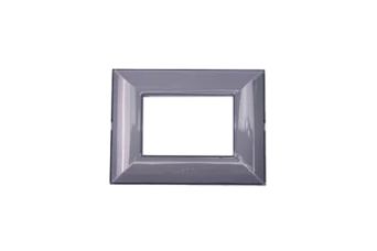 PLAQUE LUMINA 43 RECTANGULAIRE 2D GRIS 3 MODULES