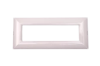 PLAQUE LUMINA 43 RECTANGULAIRE BLANC 2D 7 MODULES