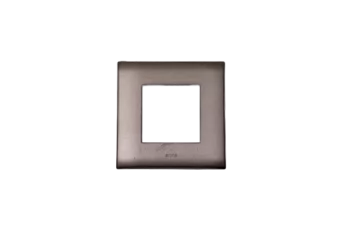 PLAQUE LINA 43 CARREE TITANIUM 2 MODULES