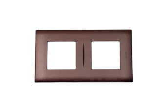 PLAQUE LINA 43 CARREE BRONZE 2+2 MODULES