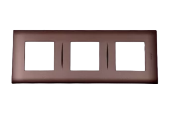 PLAQUE LINA 43 CARREE BRONZE 2+2+2 MODULES