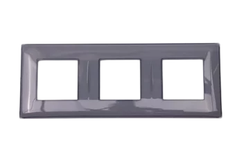 PLAQUE LINA 43 CARREE GRIS 2D 2+2+2 MODULES