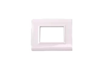 PLAQUE SERENA 43 RECTANGULAIRE BLANC 3 MODULES