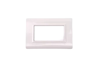 PLAQUE SERENA 43 RECTANGULAIRE BLANC 4 MODULES