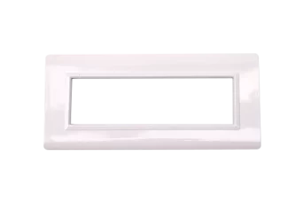 PLAQUE SERENA 43 RECTANGULAIRE BLANC 7 MODULES