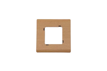 PLAQUE SERENA 43 CARREE SANS CADRE CHENE CLAIR 2 MODULES