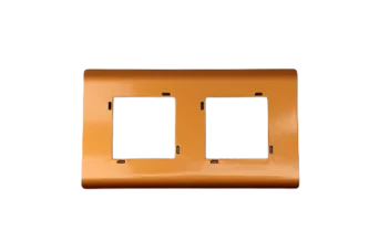 PLAQUE SERENA 43 CARREE SANS CADRE OR BYZANTIN 2+2 MODULES