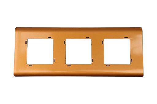 PLAQUE SERENA 43 CARREE SANS CADRE OR BYZANTIN 2+2+2 MODULES