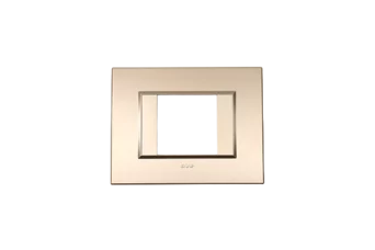 PLAQUE BELLA 43 RECTANGULAIRE CHAMPAGNE 2 MODULES