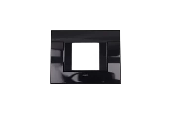 PLAQUE BELLA 43 RECTANGULAIRE NOIRE 2 MOD