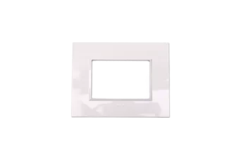 PLAQUE BELLA 43 RECTANGULAIRE BLANC 3 MODULES