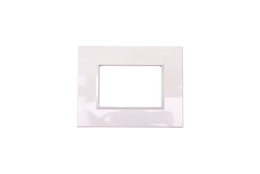 PLAQUE BELLA 43 RECTANGULAIRE BLANC 3 MODULES