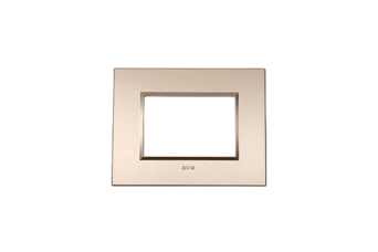 PLAQUE BELLA 43 RECTANGULAIRE CHAMPAGNE 3 MODULES