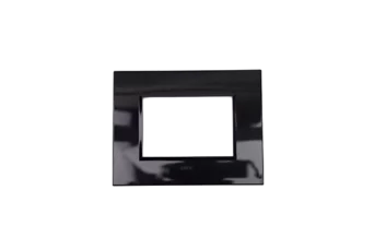 PLAQUE BELLA 43 RECTANGULAIRE NOIRE 3 MOD