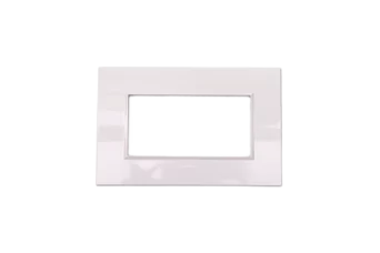 PLAQUE BELLA 43 RECTANGULAIRE BLANC 4 MODULES