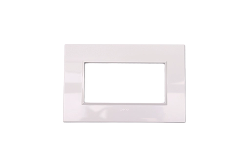 PLAQUE BELLA 43 RECTANGULAIRE BLANC 4 MODULES