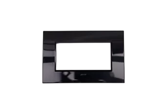 PLAQUE BELLA 43 RECTANGULAIRE NOIRE 4 MOD