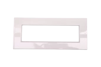 PLAQUE BELLA 43 RECTANGULAIRE BLANC 7 MODULES