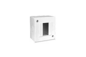 BOITE APPARENTE 1 MODULE BLANC