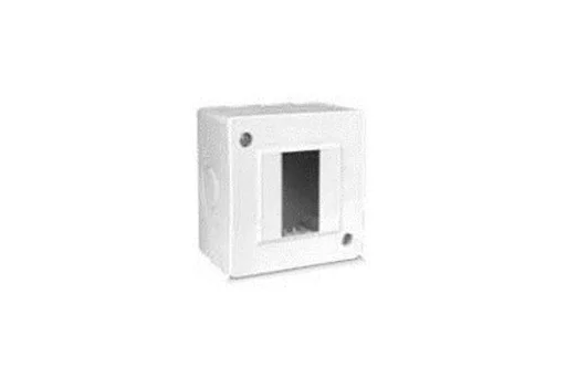 BOITE APPARENTE 1 MODULE BLANC