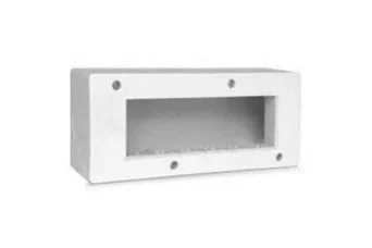 BOITE APPARENTE 6 MODULES BLANC