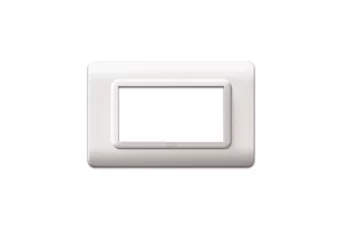 PLAQUE TECHNOPOLYMERE 44 RECTANGULAIRE BLANC 4 MODULES