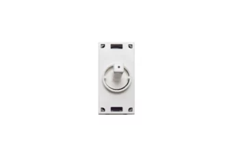 INTERRUPTEUR INVERSEUR LEVIER BLANC 1P 10AX 1M