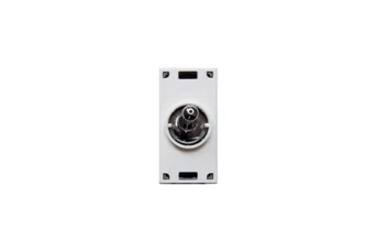 COMMUT A POUSS UNIPOLAIRE POUR VOLET ROULANT A LEVIER CHROME