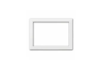 CADRE POUR ZAMA / PERSONAL 44 RECTANGULAIRE 3 MODULES BLANC