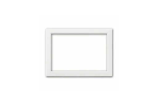 CADRE POUR ZAMA / PERSONAL 44 RECTANGULAIRE 3 MODULES BLANC
