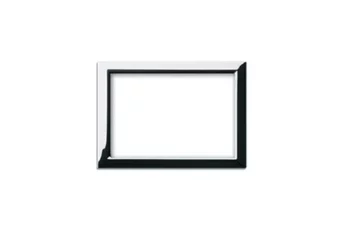 CADRE POUR ZAMA / PERSONAL 44 RECTANGULAIRE 3 MODULES CHROME