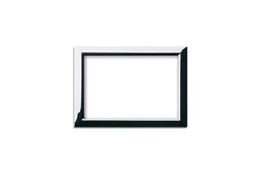 CADRE POUR ZAMA / PERSONAL 44 RECTANGULAIRE 3 MODULES CHROME