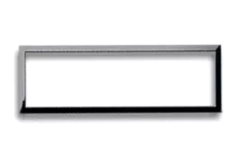 CADRE POUR ZAMA / PERSONAL 44 RECTANGULAIRE 7 MODULES NOIR