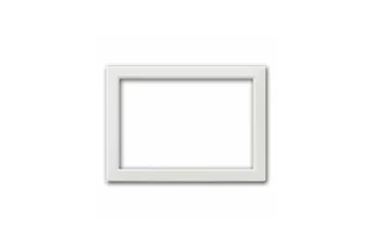 CADRE POUR VERA 44 RECTANGULAIRE 3 MODULES BLANC