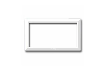 CADRE POUR VERA 44 RECTANGULAIRE 4 MODULES BLANC