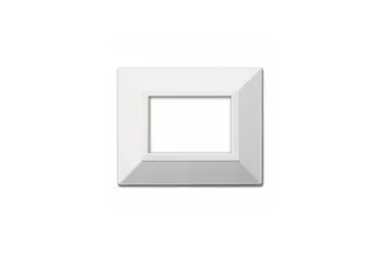 PLAQUE ZAMA 44 RECTANGULAIRE BLANC 3 MODULES