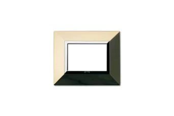 PLAQUE ZAMA 44 RECTANGULAIRE DOREE 3 MODULES