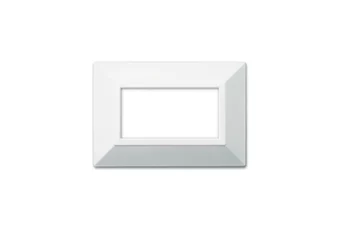 PLAQUE ZAMA 44 RECTANGULAIRE BLANC 4 MODULES