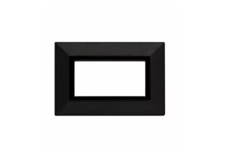 PLAQUE ZAMA 44 RECTANGULAIRE GRAPHITE 4 MODULES