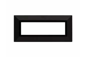 PLAQUE ZAMA 44 RECTANGULAIRE GRAPHITE 7 MODULES