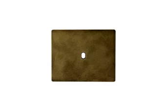 PLAQUE NEW STYLE RECTANGULAIRE ALUMINIUM BRONZE ANTIQUE